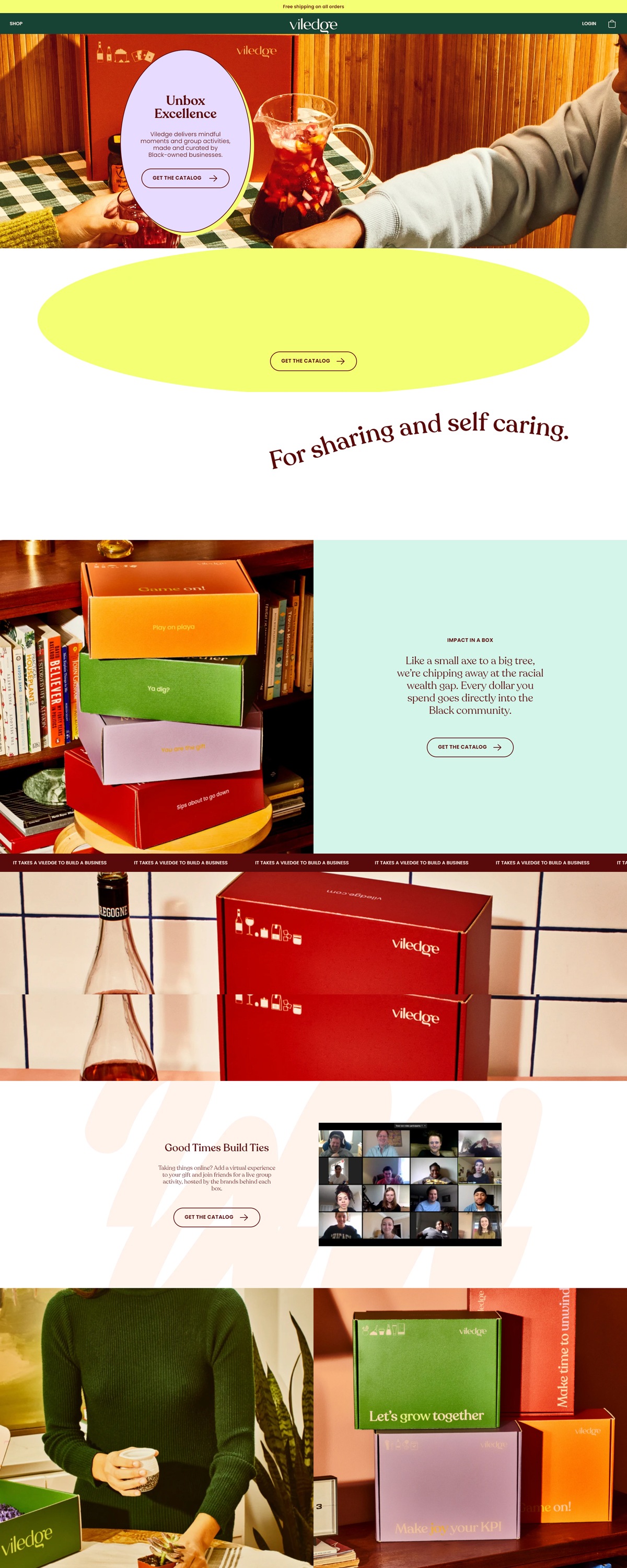 eCommerce website: Viledge