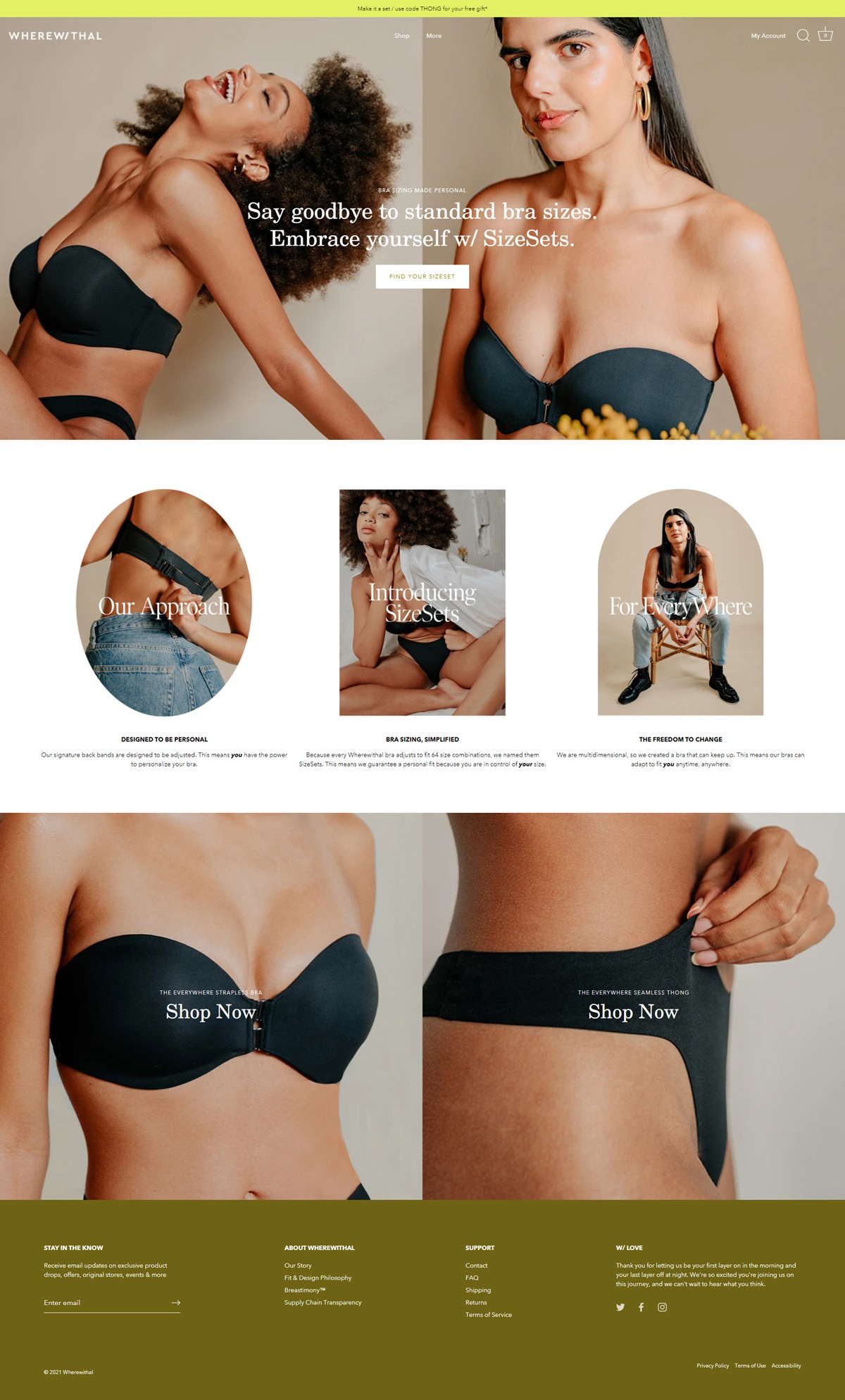 eCommerce website: Wherewithal