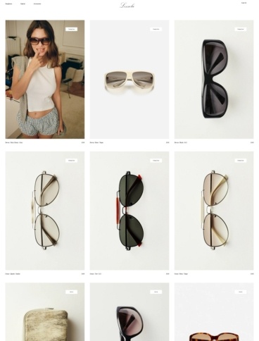 eCommerce website: Lexxola