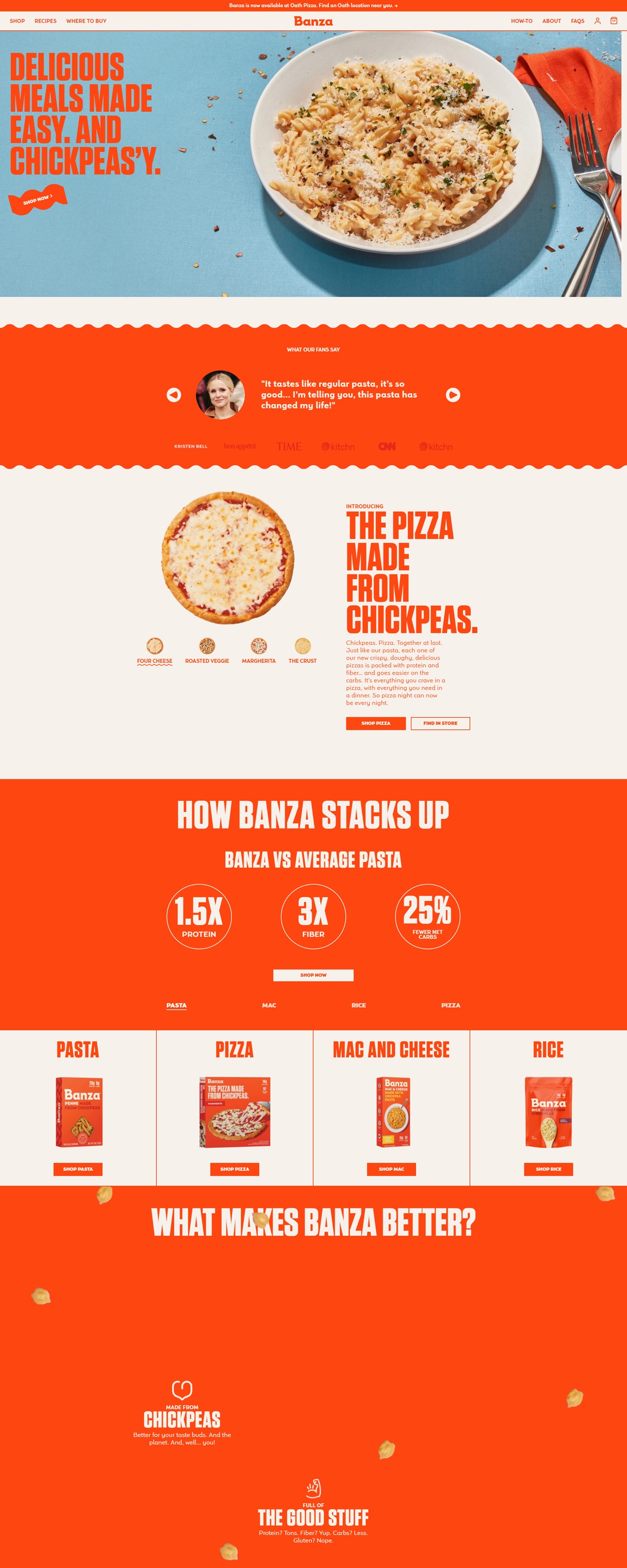 eCommerce website: Banza