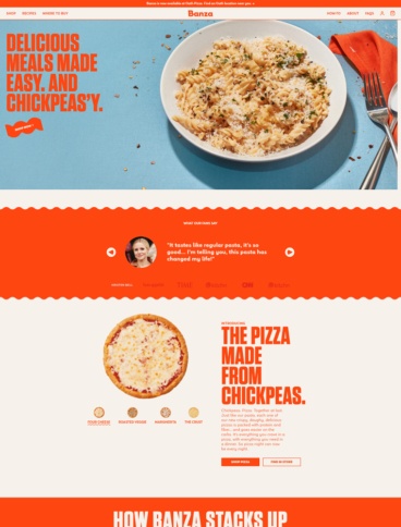 eCommerce website: Banza