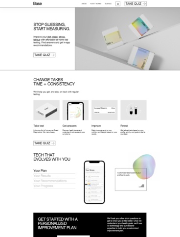 eCommerce website: Base