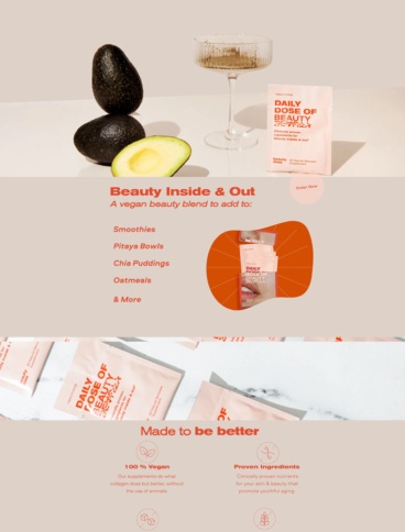 eCommerce website: Beauty Dose