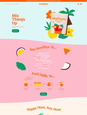 eCommerce website: Craftmix
