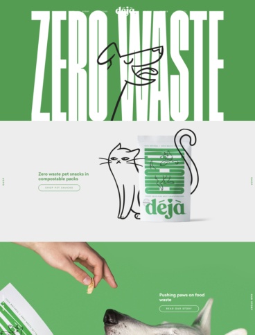 eCommerce website: Deja Pet Food