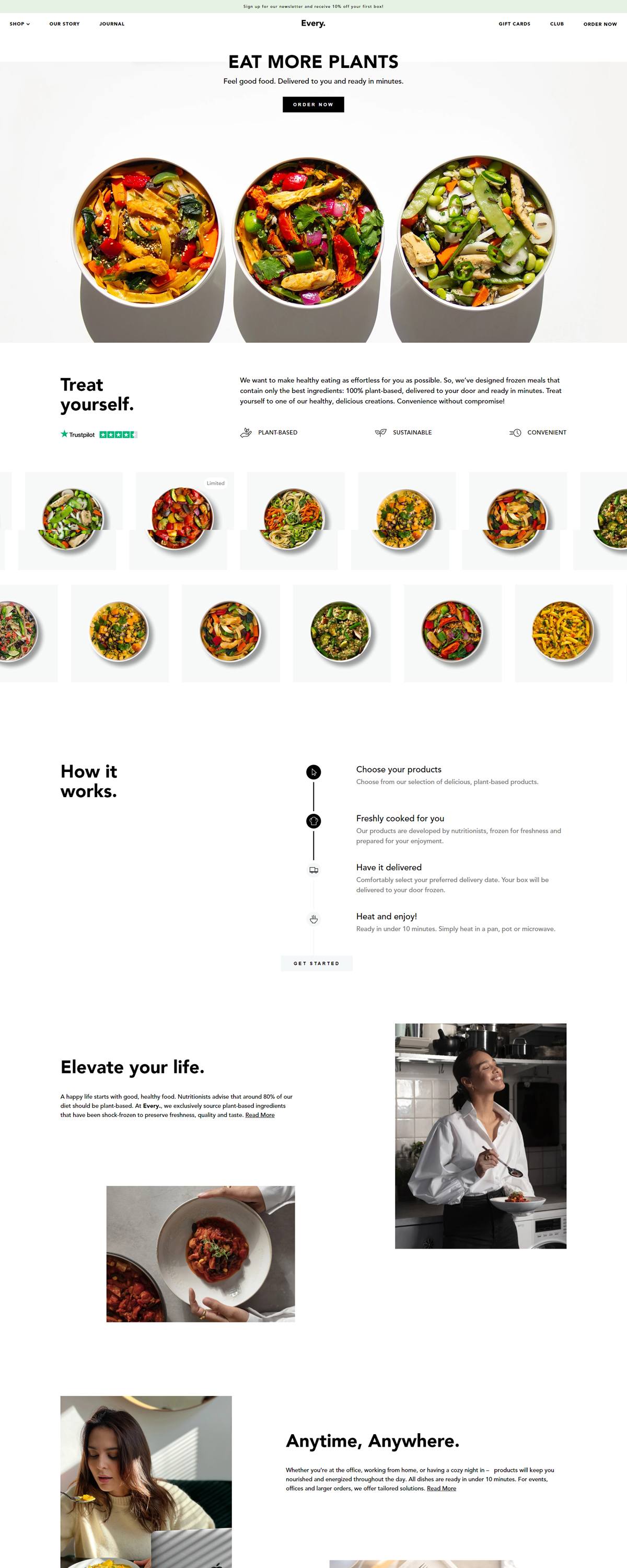 eCommerce website: Every-Foods