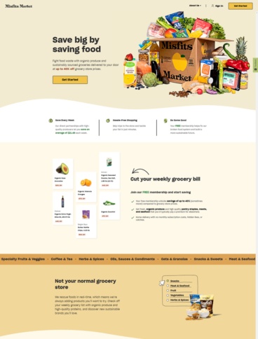 eCommerce website: Misfits Market