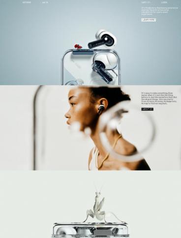 eCommerce website: Nothing