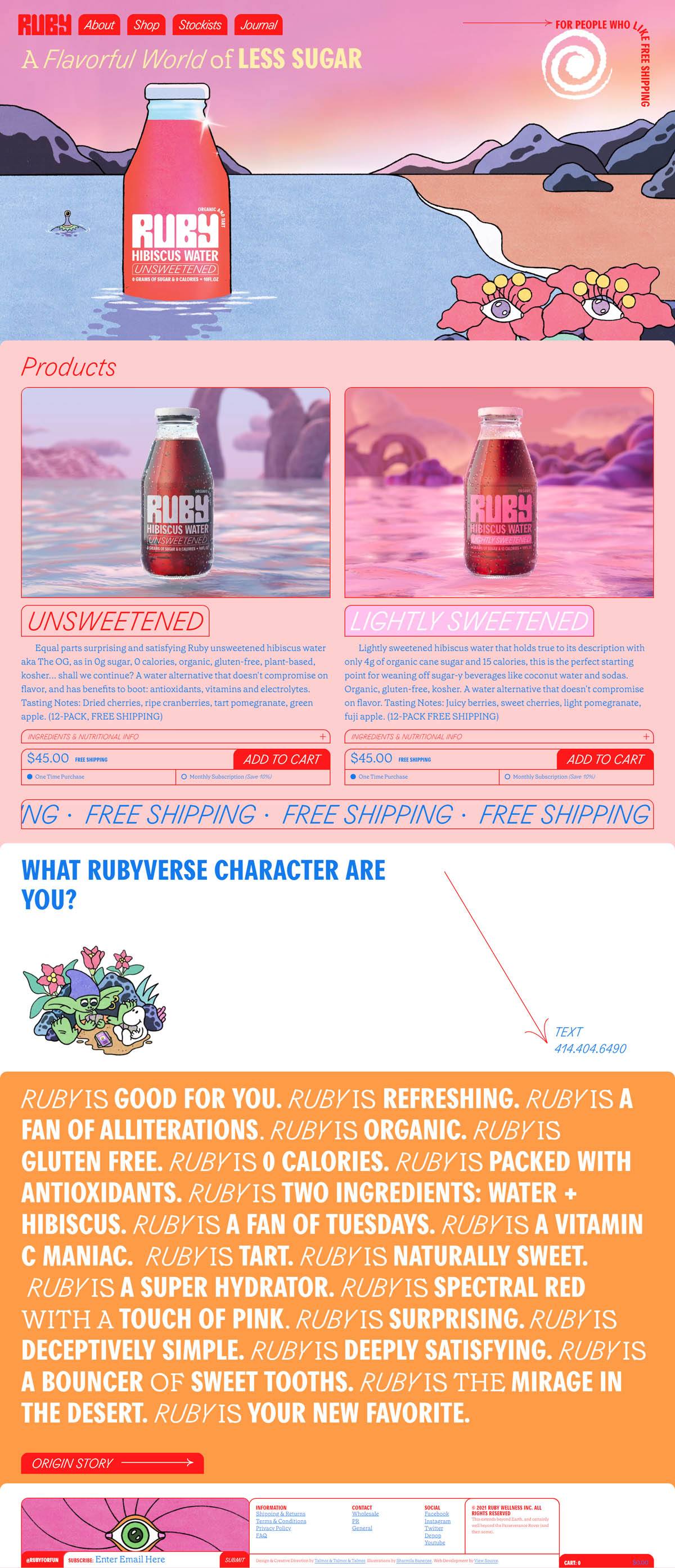 eCommerce website: Ruby