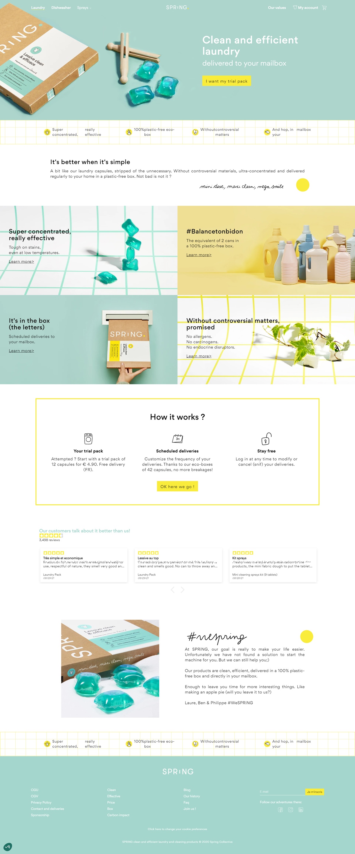 eCommerce website: Spring