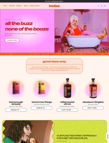 eCommerce website: Bonbuz