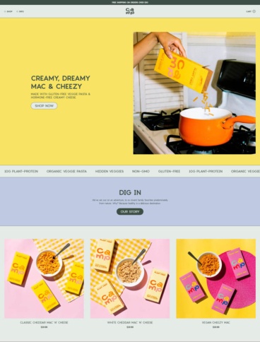 eCommerce website: Camp