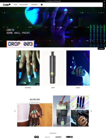 eCommerce website: Crete