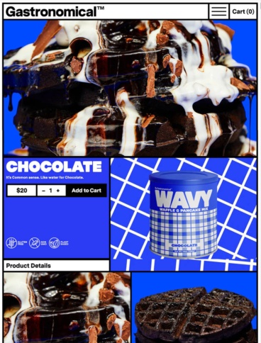 eCommerce website: Gastronomical