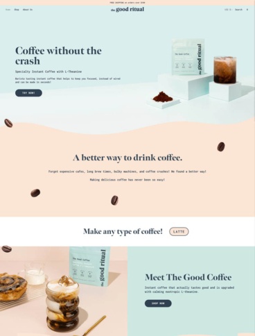 eCommerce website: the good ritual