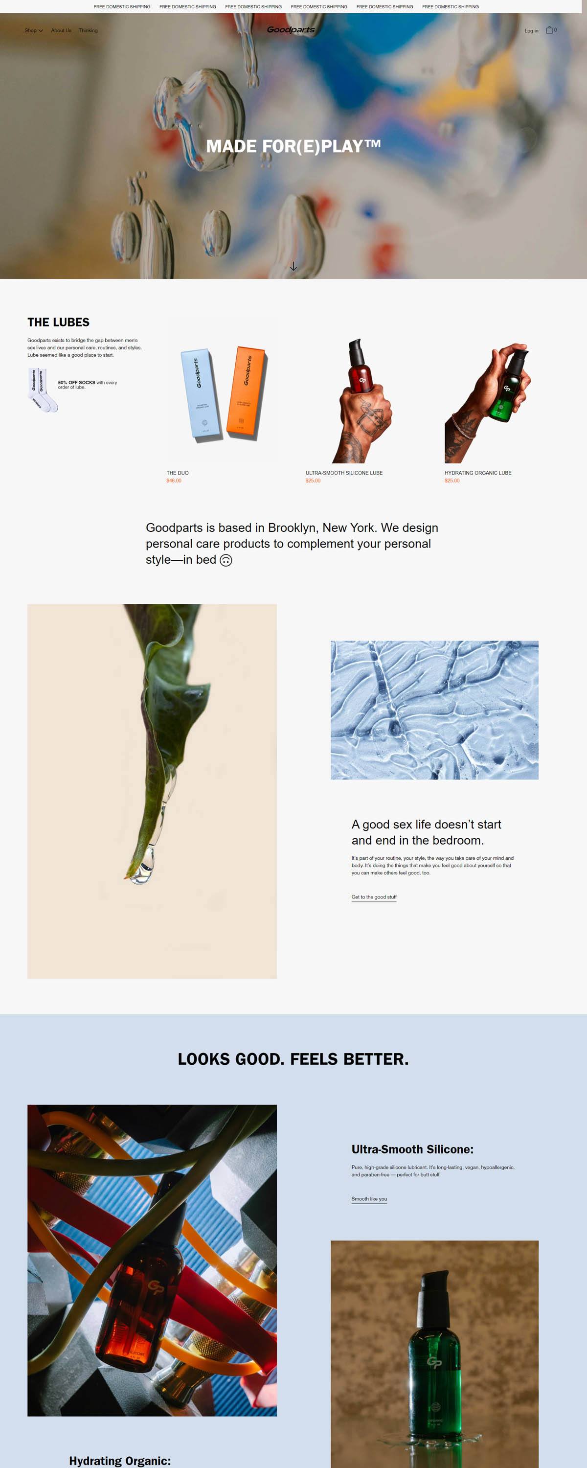 eCommerce website: Goodparts