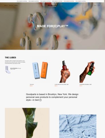 eCommerce website: Goodparts