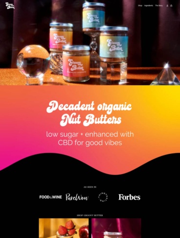 eCommerce website: Groovy Butter