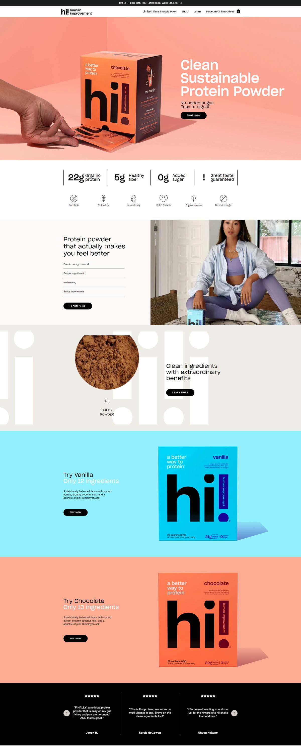 eCommerce website: Human Improvement