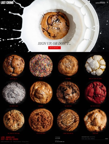 eCommerce website: Last Crumb