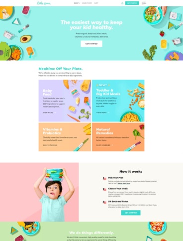 eCommerce website: Little Spoon