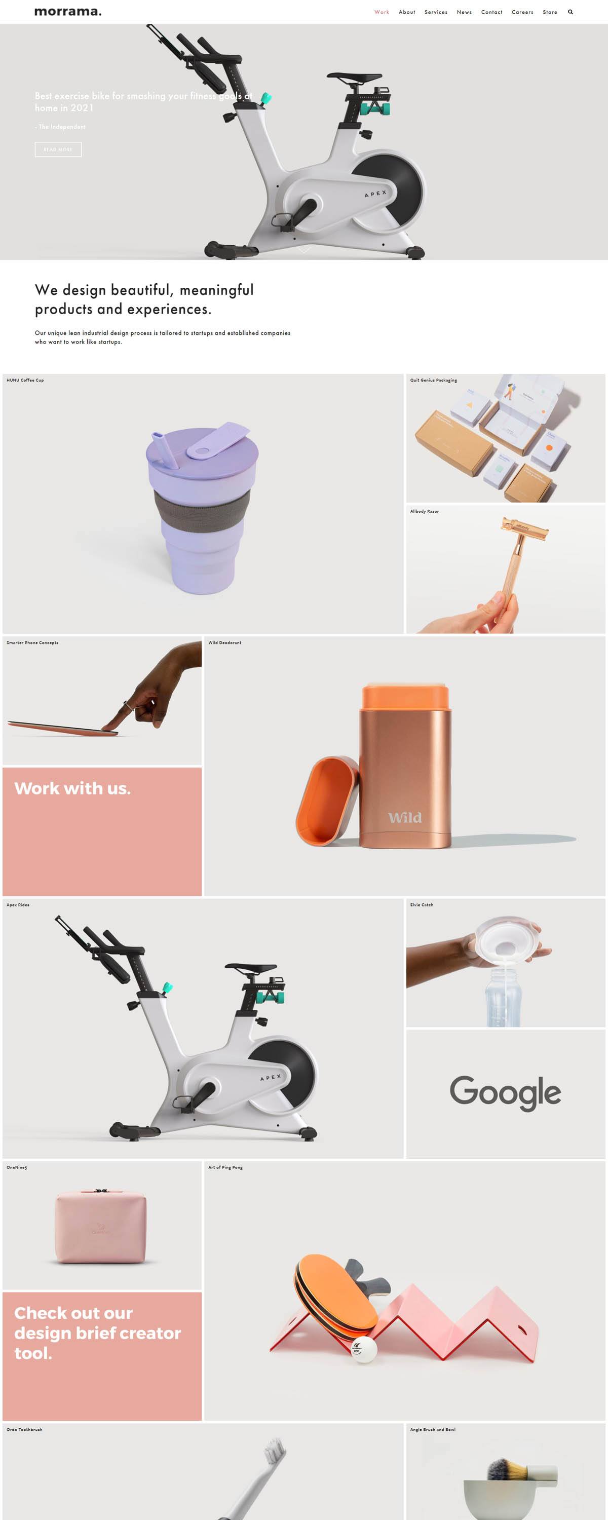 eCommerce website: Morrama