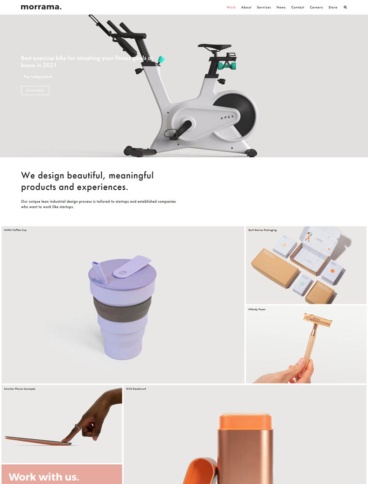 eCommerce website: Morrama