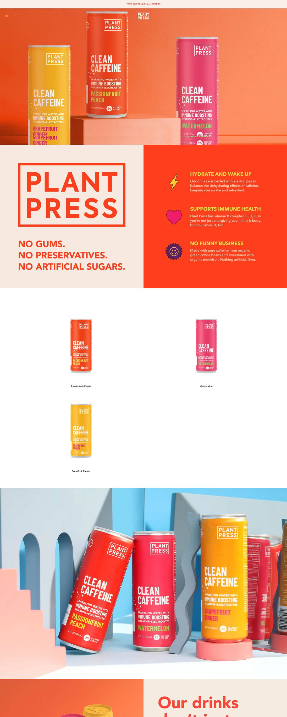 eCommerce website: Plant Press