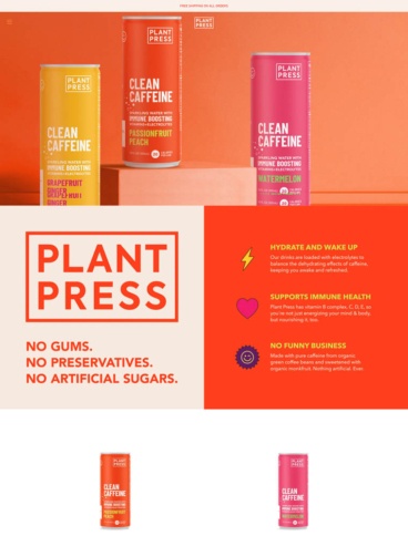 eCommerce website: Plant Press