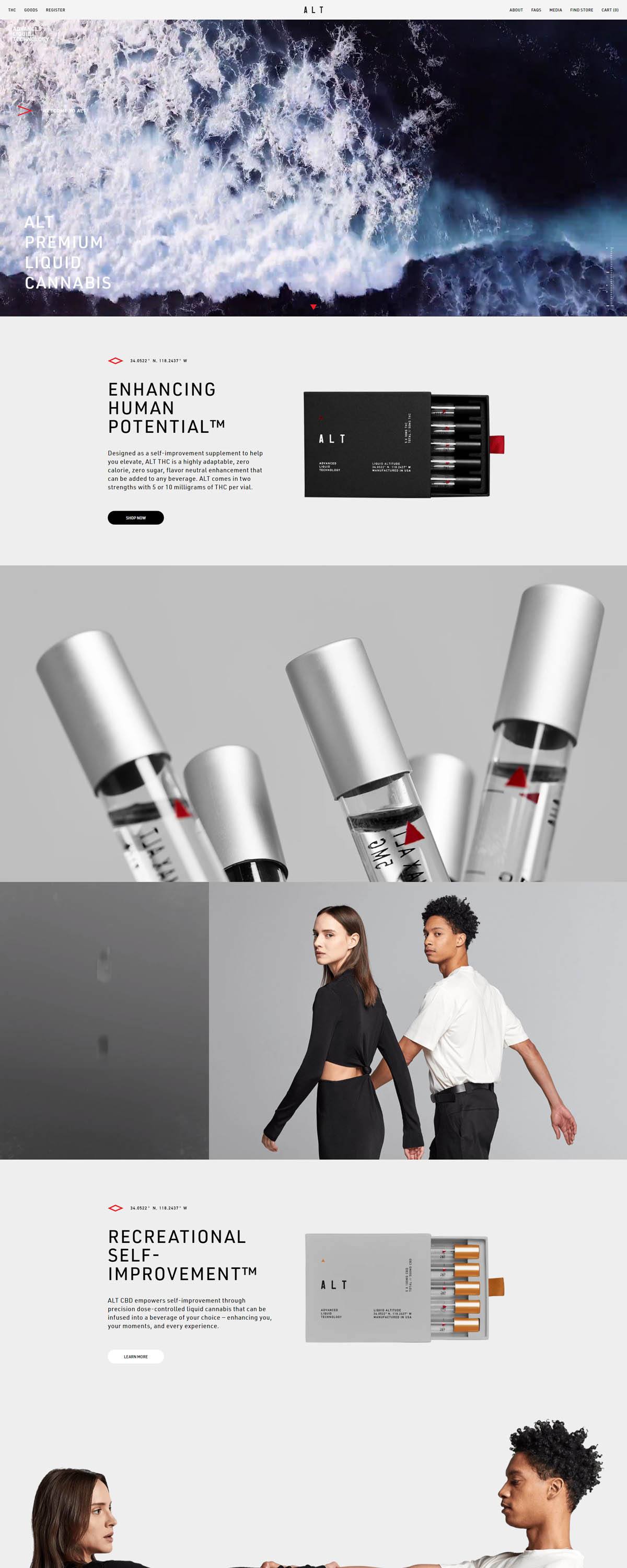 eCommerce website: ALT Life