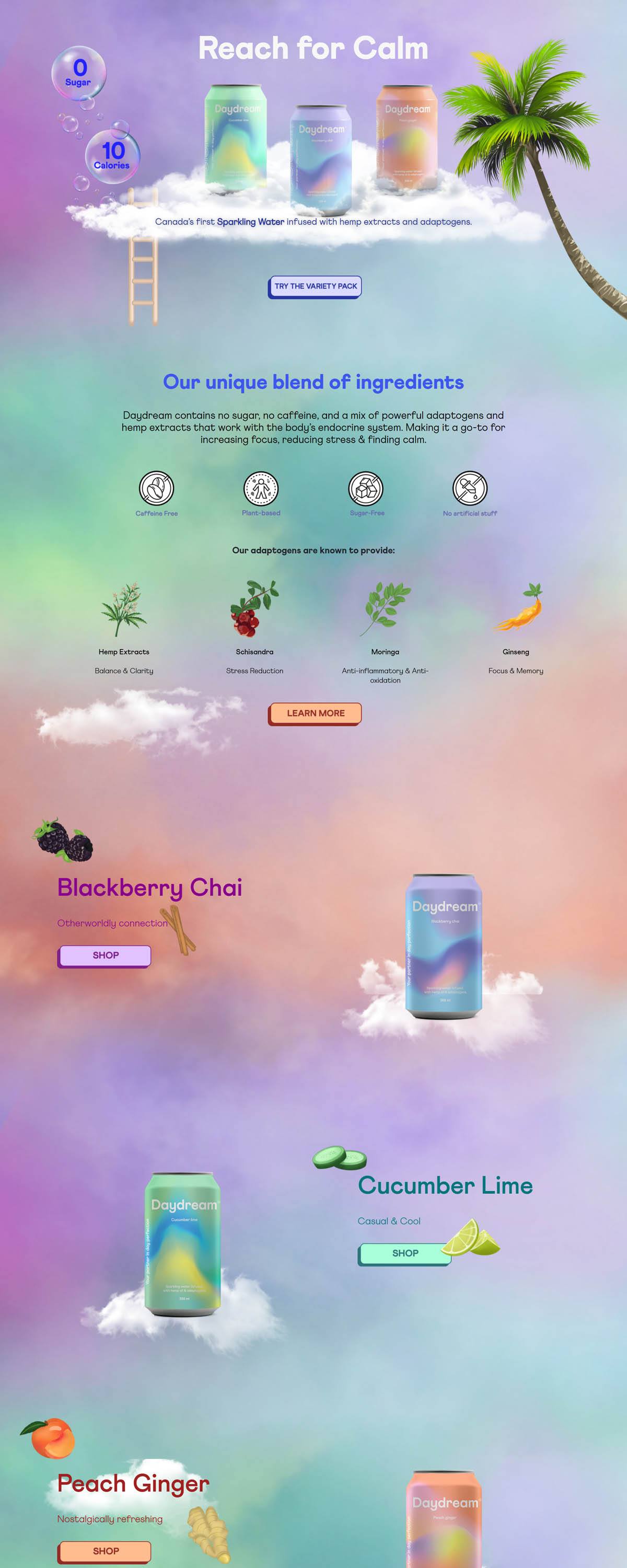 eCommerce website: Daydream