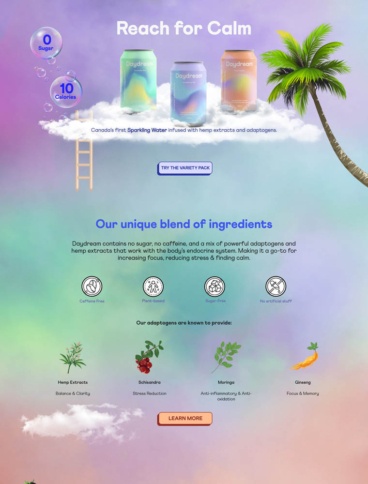 eCommerce website: Daydream