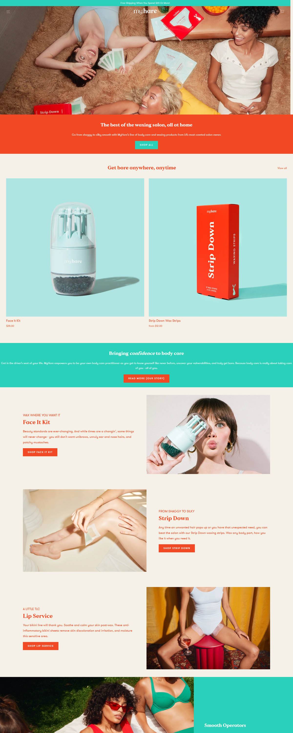eCommerce website: My Hare