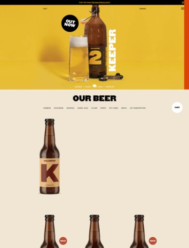 eCommerce website: Hallertau NZ