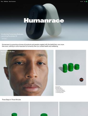 eCommerce website: Humanrace