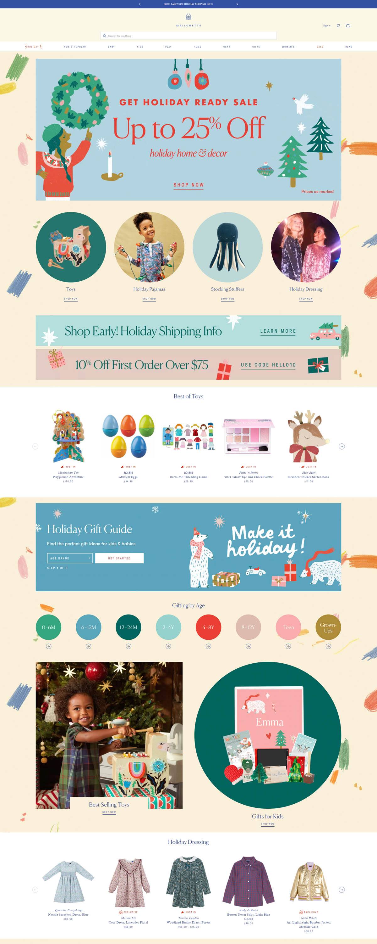 eCommerce website: Maisonette