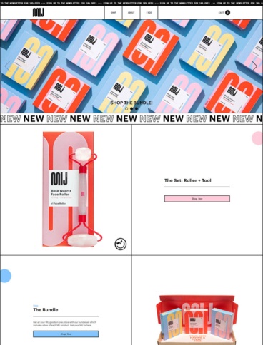 eCommerce website: MIJ Masks
