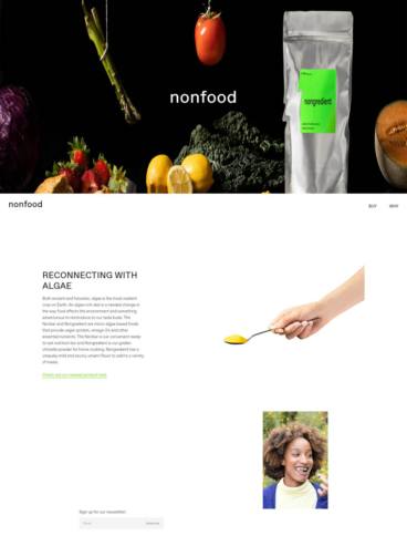 eCommerce website: Nonfood