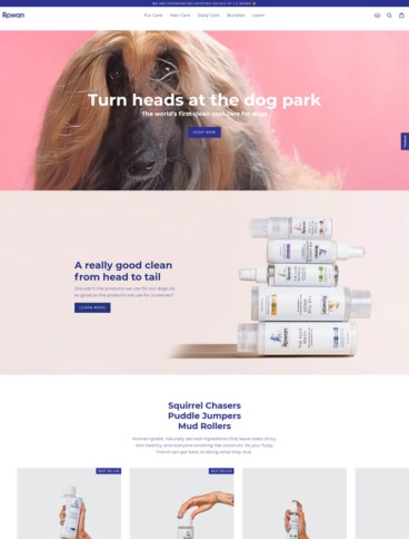 eCommerce website: Rowan