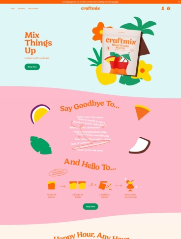 eCommerce website: Craftmix