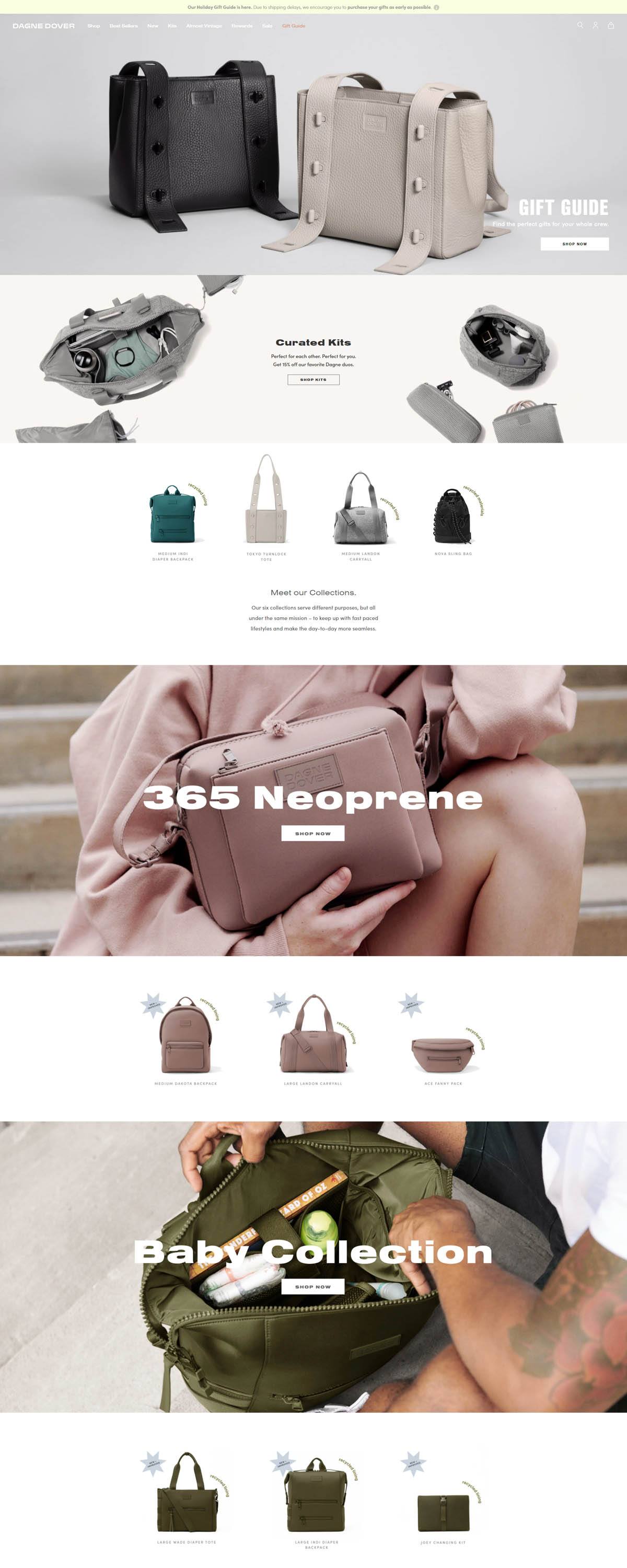 eCommerce website: Dagne Dover