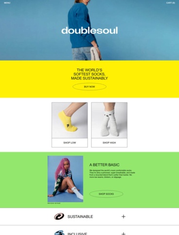eCommerce website: Doublesoul