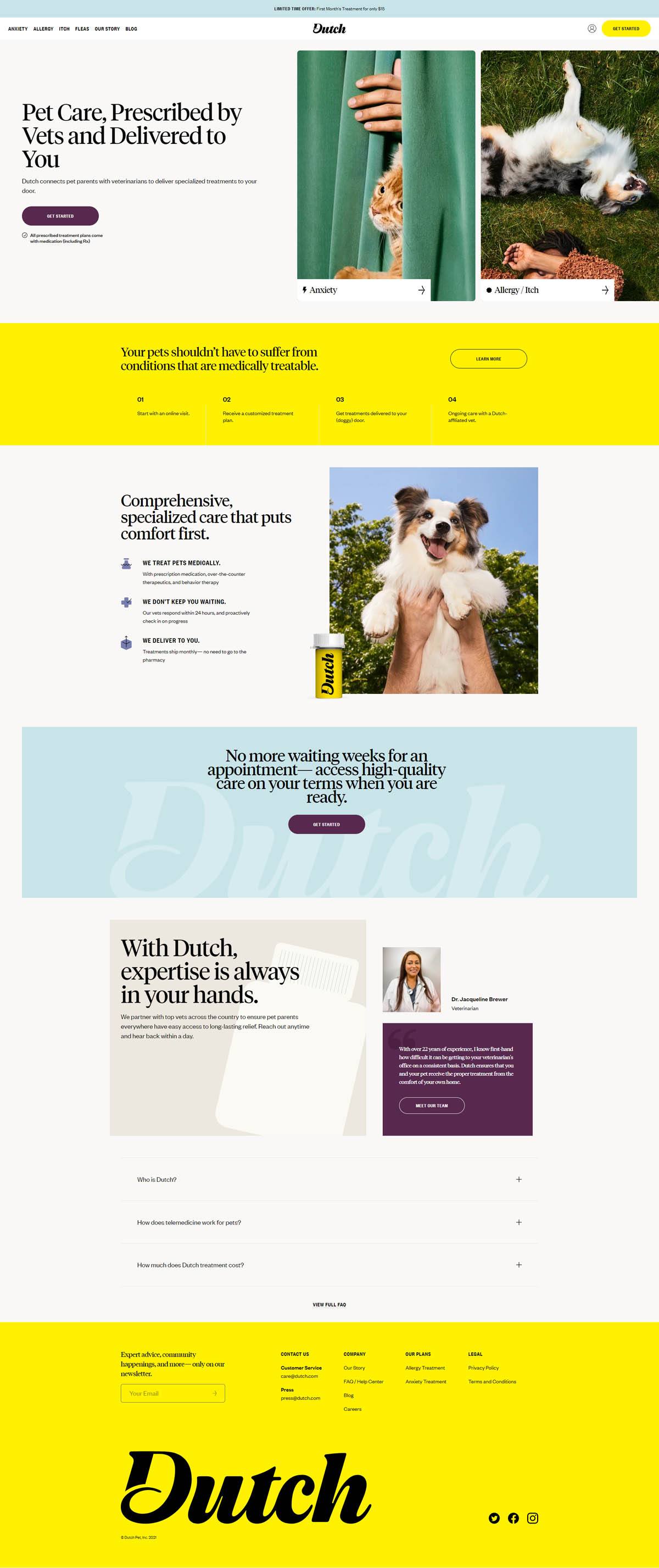 eCommerce website: Dutch