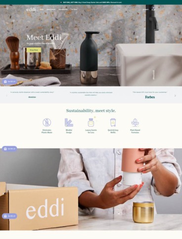 eCommerce website: Eddi
