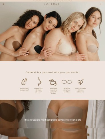 eCommerce website: Gatherall