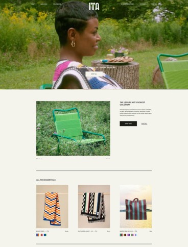 eCommerce website: ITA Leisure