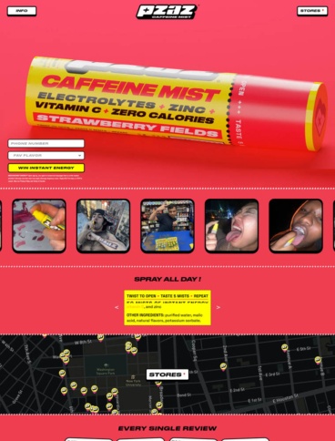 eCommerce website: Pzaz