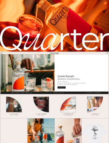eCommerce website: Quarter