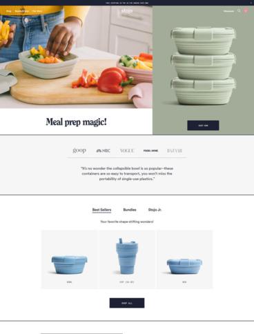 eCommerce website: Stojo