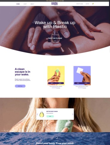 eCommerce website: Sunrise Session